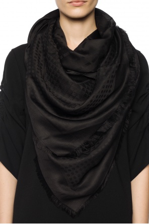 Shawl with an embroidered logo, zdjęcie 2 Shawl with an embroidered logo od Emporio Armani